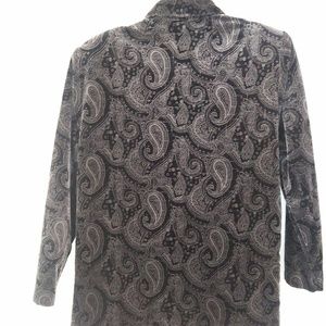 Woman's soft black and gray blazer